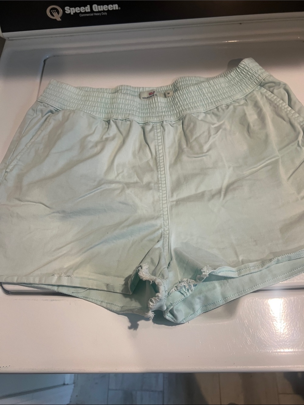 VIneyard Vines Light Mint Women's Casual Elastic-Waist Shorts